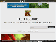 Tablet Screenshot of les-3-tocards.com
